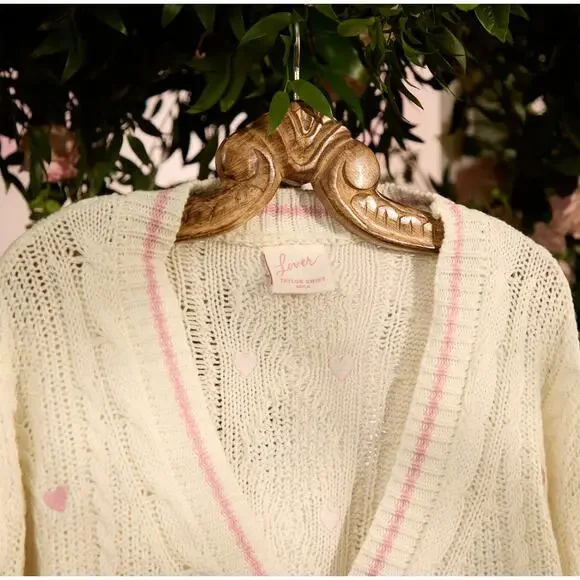 Taylor Swift Lover Album Cardigan Sweater XL/2XL